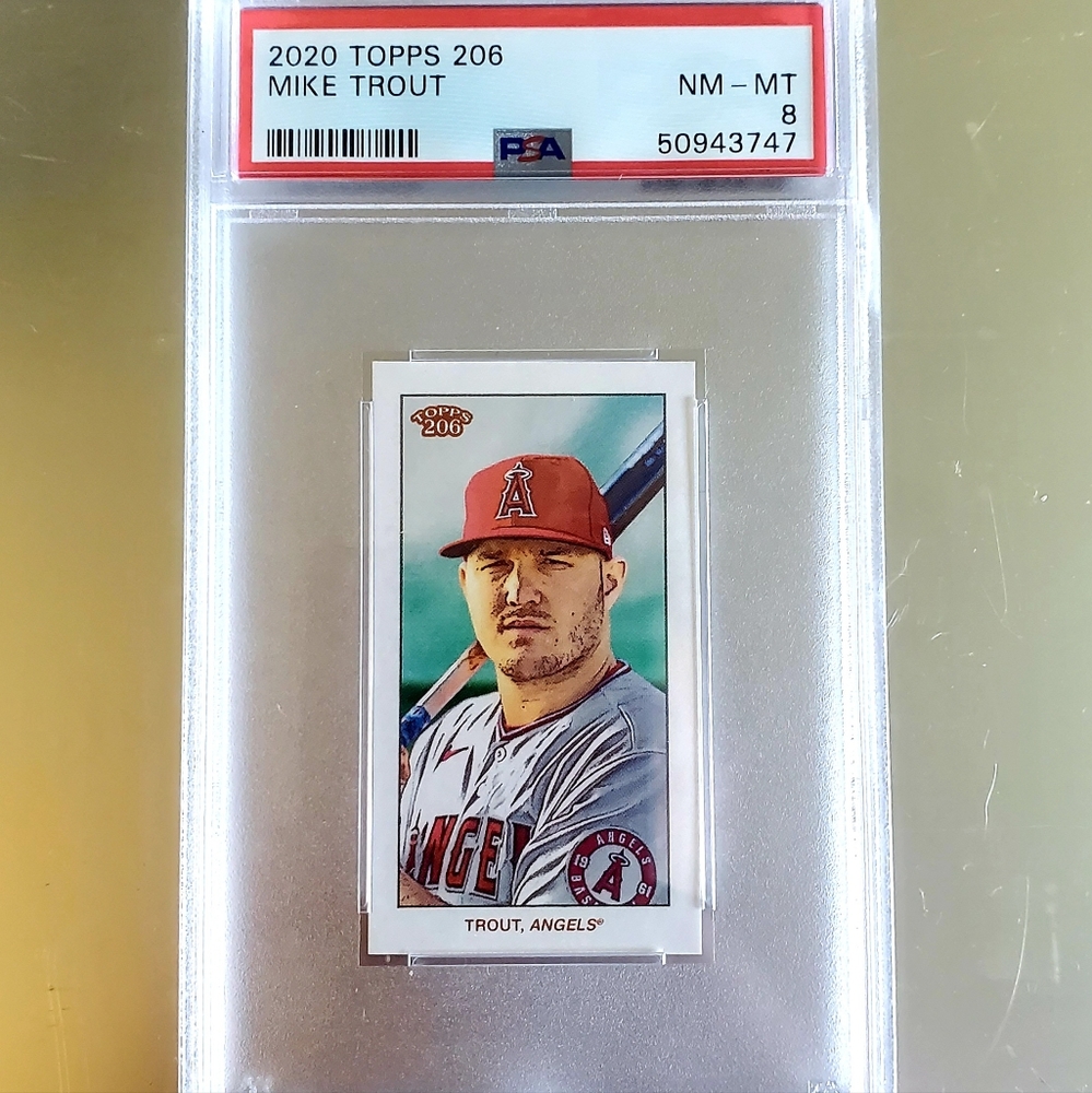 Topps Mike Trout Graded Baseball Card